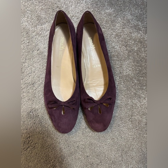 AMALFI SHOES WOMEN PURPLE SIZE 10.5 B - Picture 1 of 15